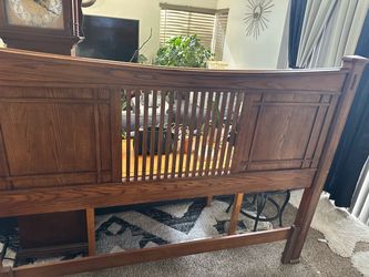 Headboard and a dresser