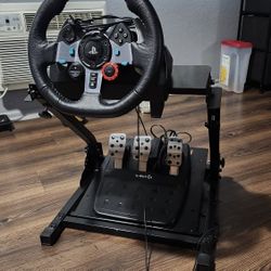 Logitech G923 TRUEFORCE PS5 Or PC Steering Wheel  Sim Setup