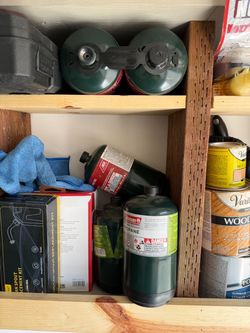 Small propane canisters