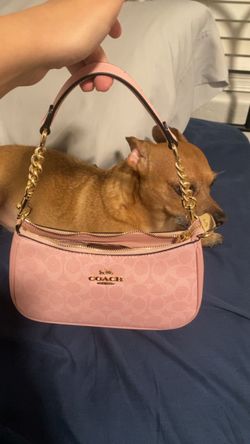 Pink coach purse