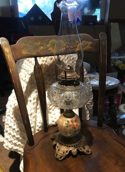 Antique oil lamp
