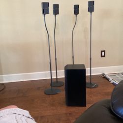 5  Surround Sound Speakers Good Shape