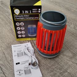 Solar Mosquito Zapper Flashlight
