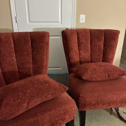 Burnt Orange Chairs