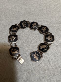 Vintage Siam Sterling Silver Bracelet
