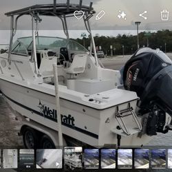 Boats 21.5ft  Yamaha Vmax 80hour