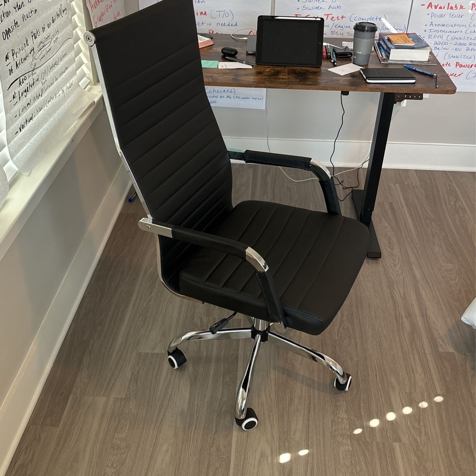 Black Modern Office Desk Chair