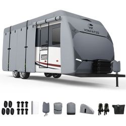 VINPATIO Heavy Duty RV & Trailer Cover - 7 Layers, Fits 20'-22' Travel Trailer