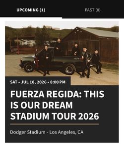Fuerza Regida Concert Tickets