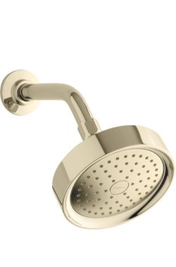 Kohler K-965-AK-AF Purist Single Function Katalyst Showerhead, Vibrant French Gold