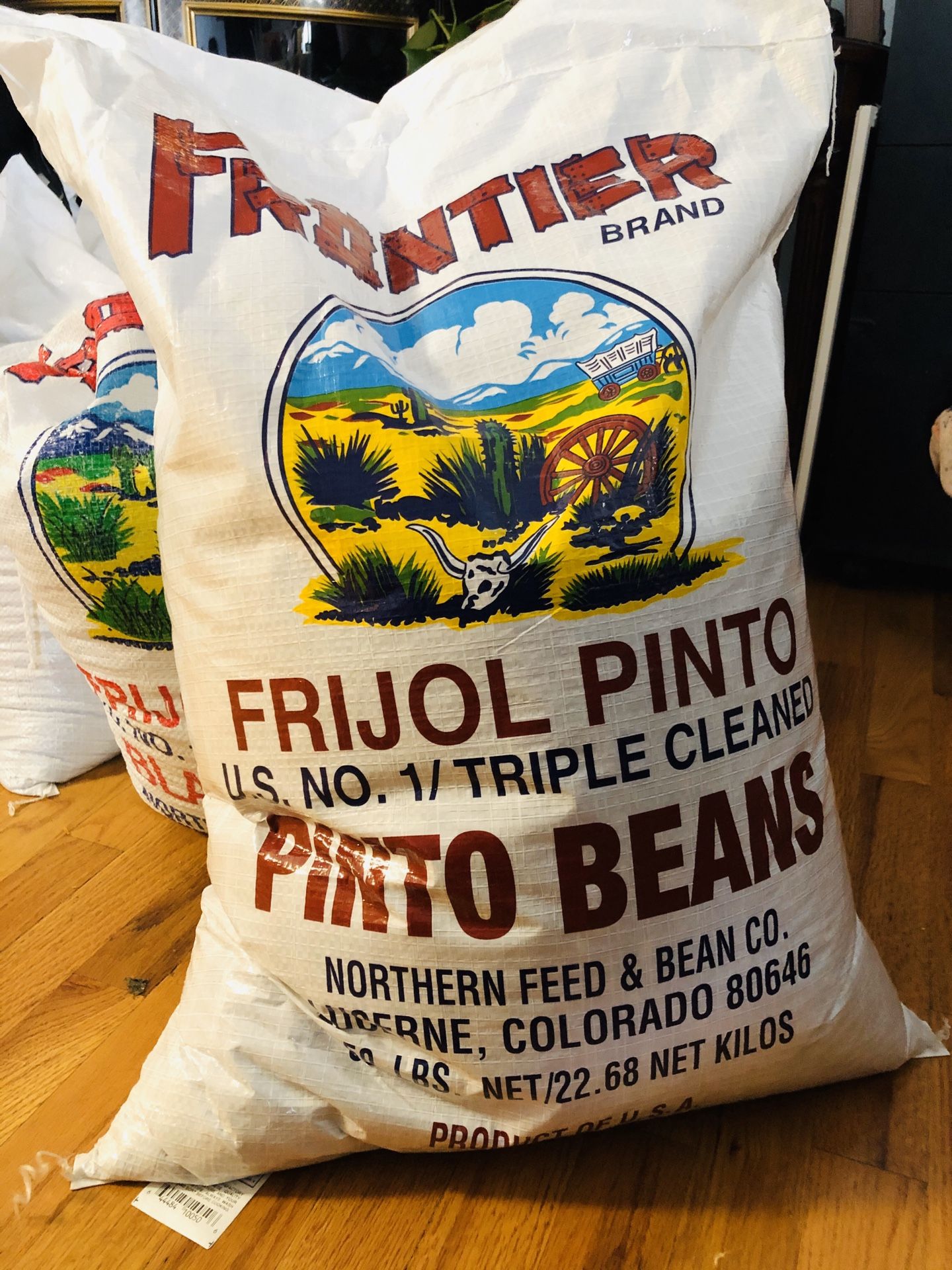 Frijoles pintos y negros nuevo pinto beans & Black beans