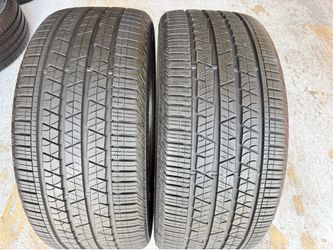 Two Tires 275/45/21 Continental Cross contact LX Sport like new with 96-99% Left Amazing deal