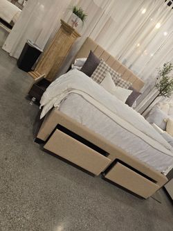 ✨️ King, Cal King, Queen Bed Frame ✨️ Furniture Sectionals, Bedrooms, Dining Avail