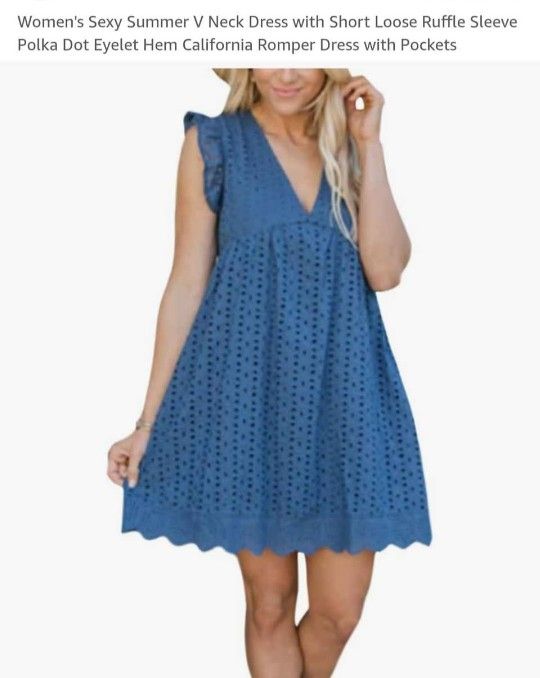 New Beautiful Blue π Dress Size 3XL. See Photos. Cash And Pick Up Only