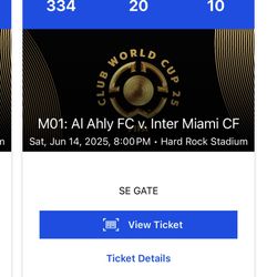 Inter Miami CF VS AI Ahly FC