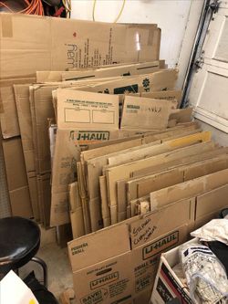 Moving boxes & Bubble wrap