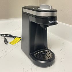 Brand New Black Chulux Mini single serve coffee maker for K cup capsule suitable for travel ,RV