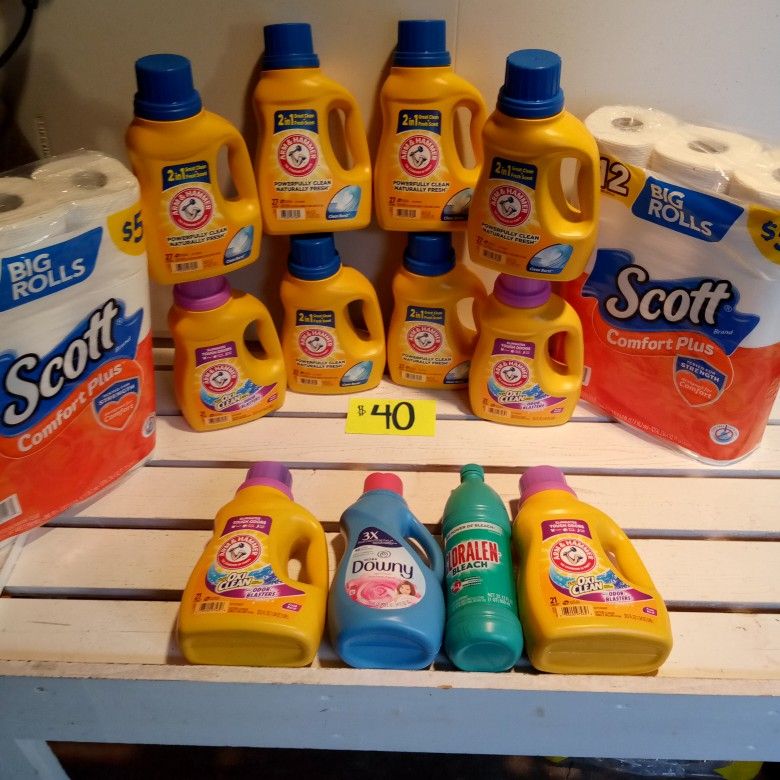 Laundry Care Bundle Arm And Hammer Liquid.. Annaville Area Location No Holds No Delivery 