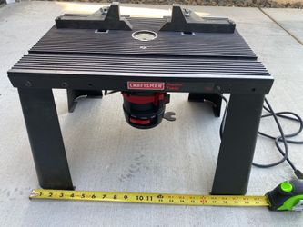 Craftsman portable benchtop  router table