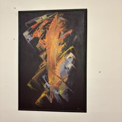 Evgania Griffin “Poem of Fire” Oil Painting - Many More Items In Stock!