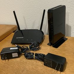 Netgear AC1200 WiFi Router & Netgear CM500 Cable Modem