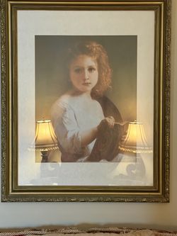 Picture of Victorian girl with book