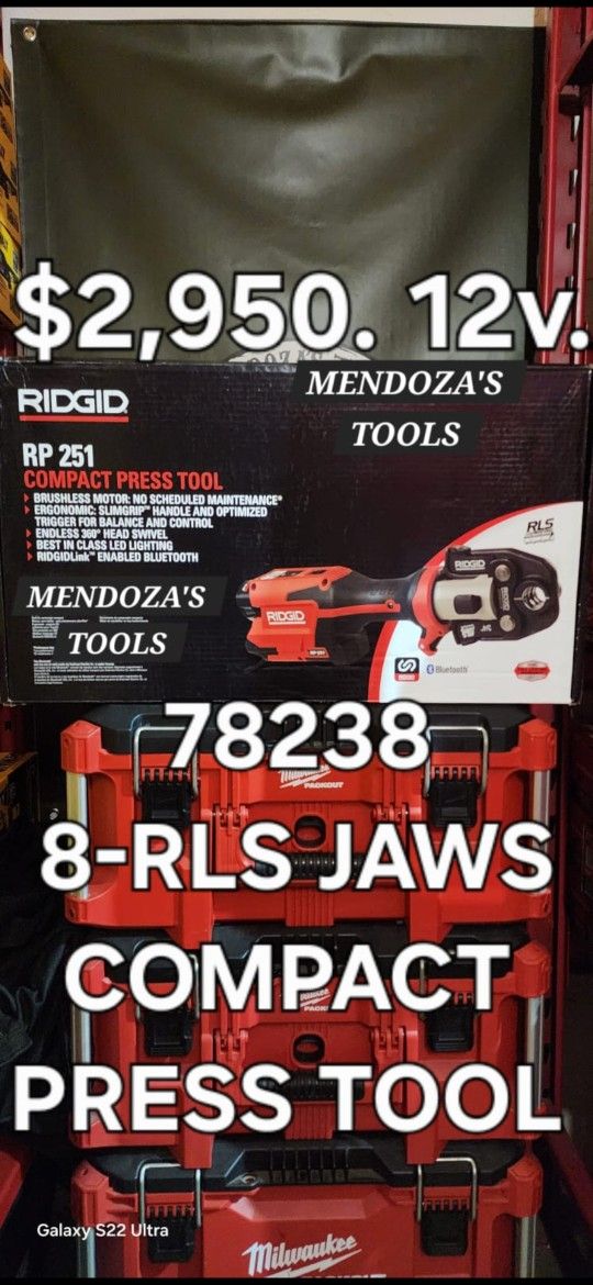 Ridgid Compact Press Tool Kit 12v