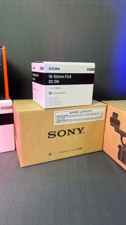 🎥 NEW Sony FX30 Digital Cinema Camera + Sigma 18-50mm f/2.8 Lens Kit — $2,499