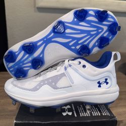 Under Armour Women’s 7 Metal Softball Cleats Or Men’s 5.5 New In Box 