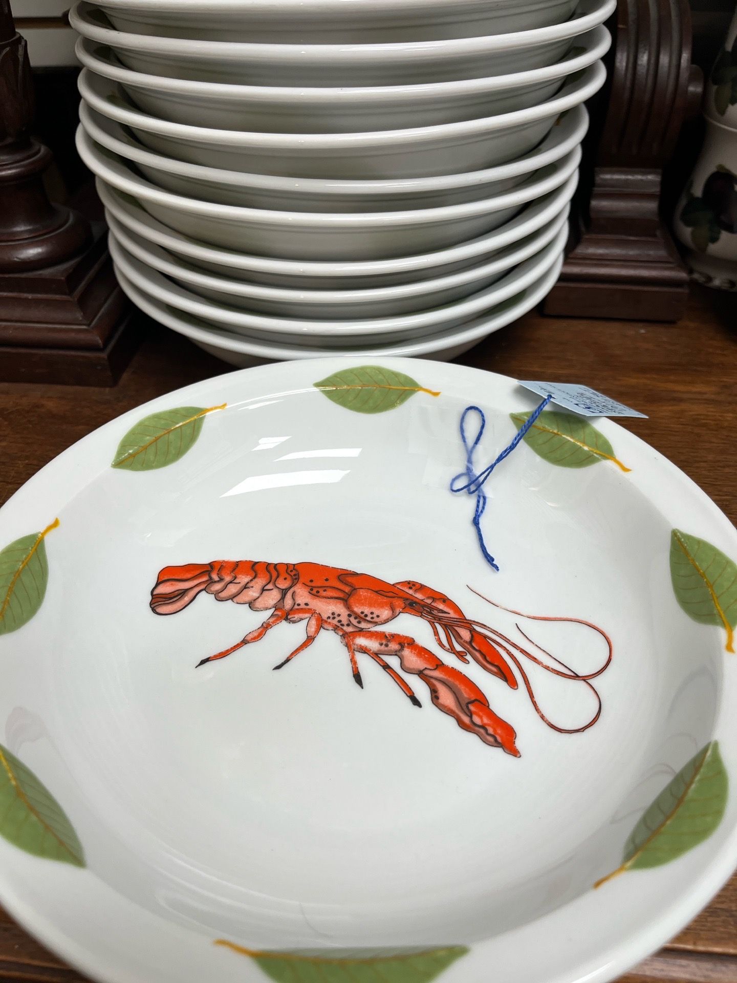 Lobster bowls set of 11