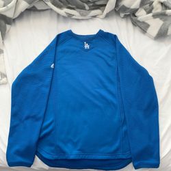 Dodgers Majestic Therm Base pullover Sweater Youth Xl