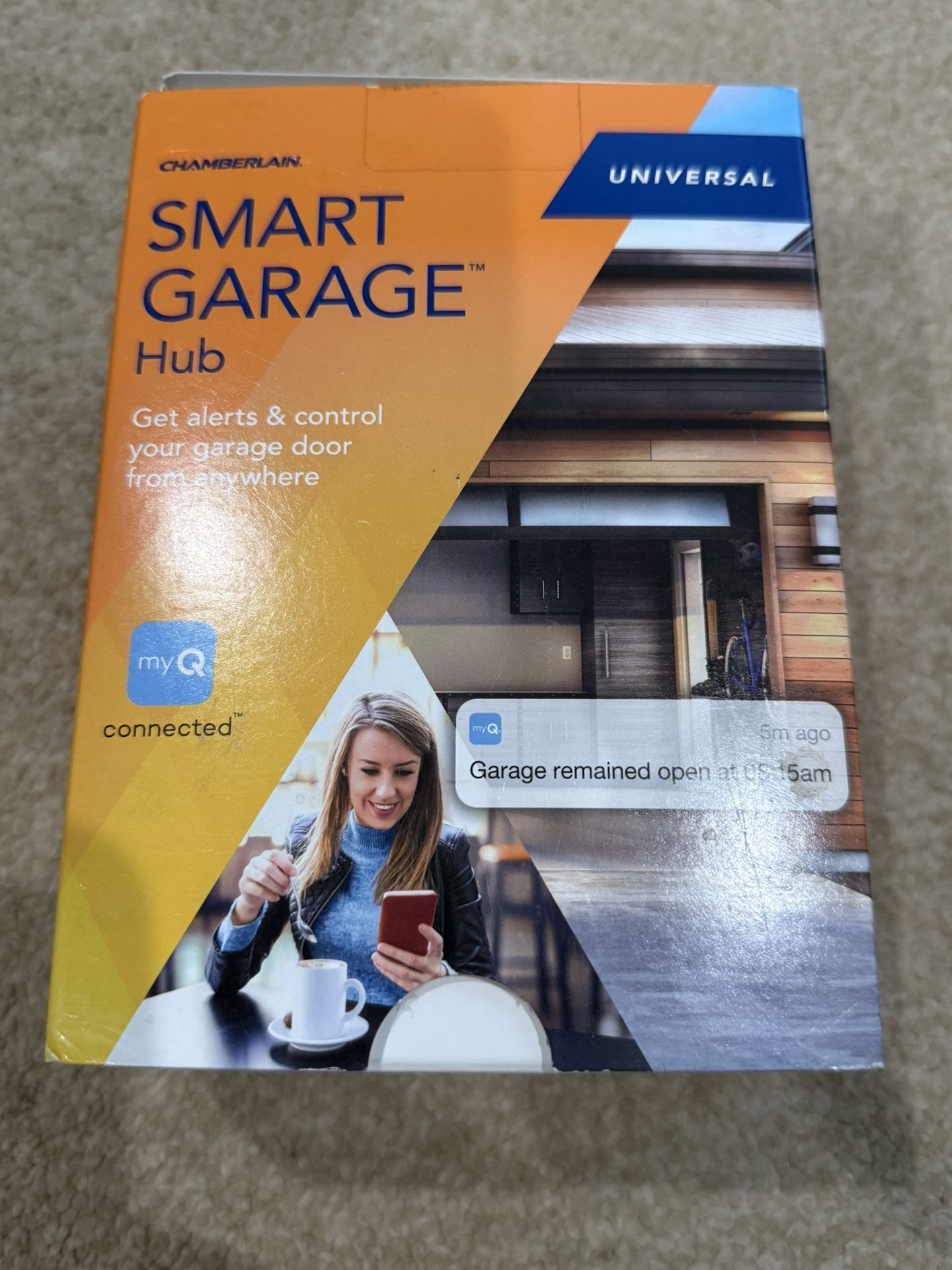 Chamberlain Universal Smart Garage Hub Smartphone Garage Door Opener