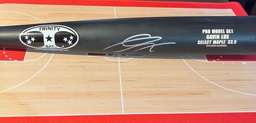 Fanatics Gavin Lux signed pro model maple bat