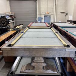 Plank and Hide 8 Foot Beaumont Pool Table