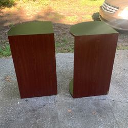 Two Medium Large Wooden Shelves 