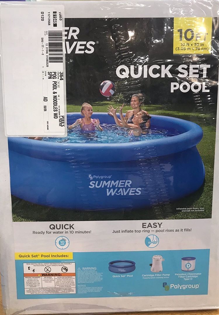 New Pool 10 ft x 30 in $150