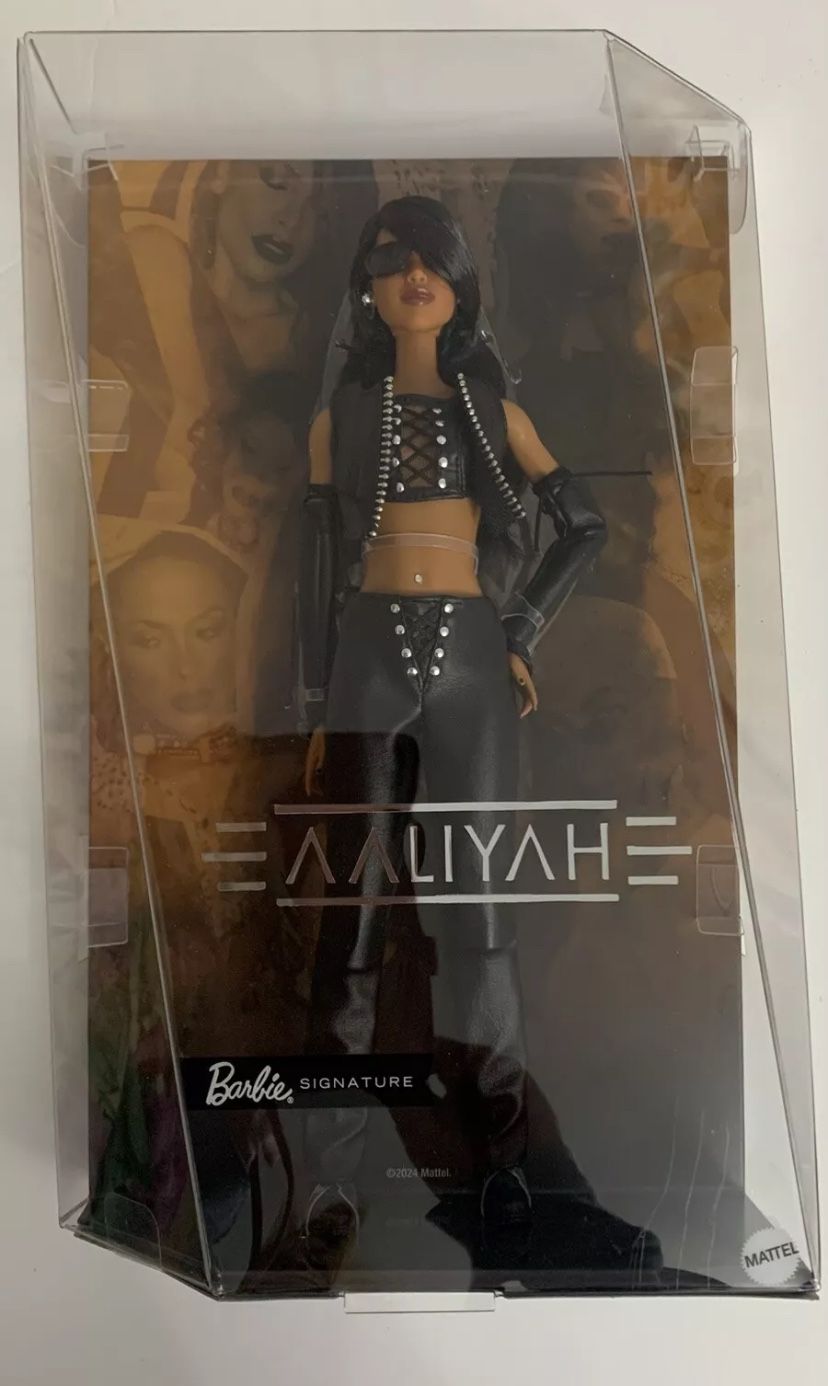 Barbie Aaliyah Signature Pop Culture Star Doll in black faux leather outfit 2025 New Sealed