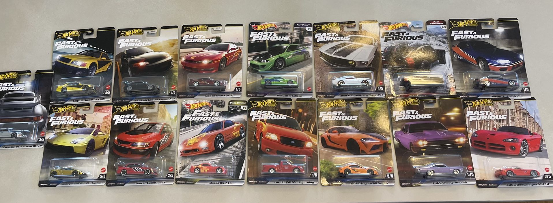 Hot Wheels Fast And Furious Premiums 
