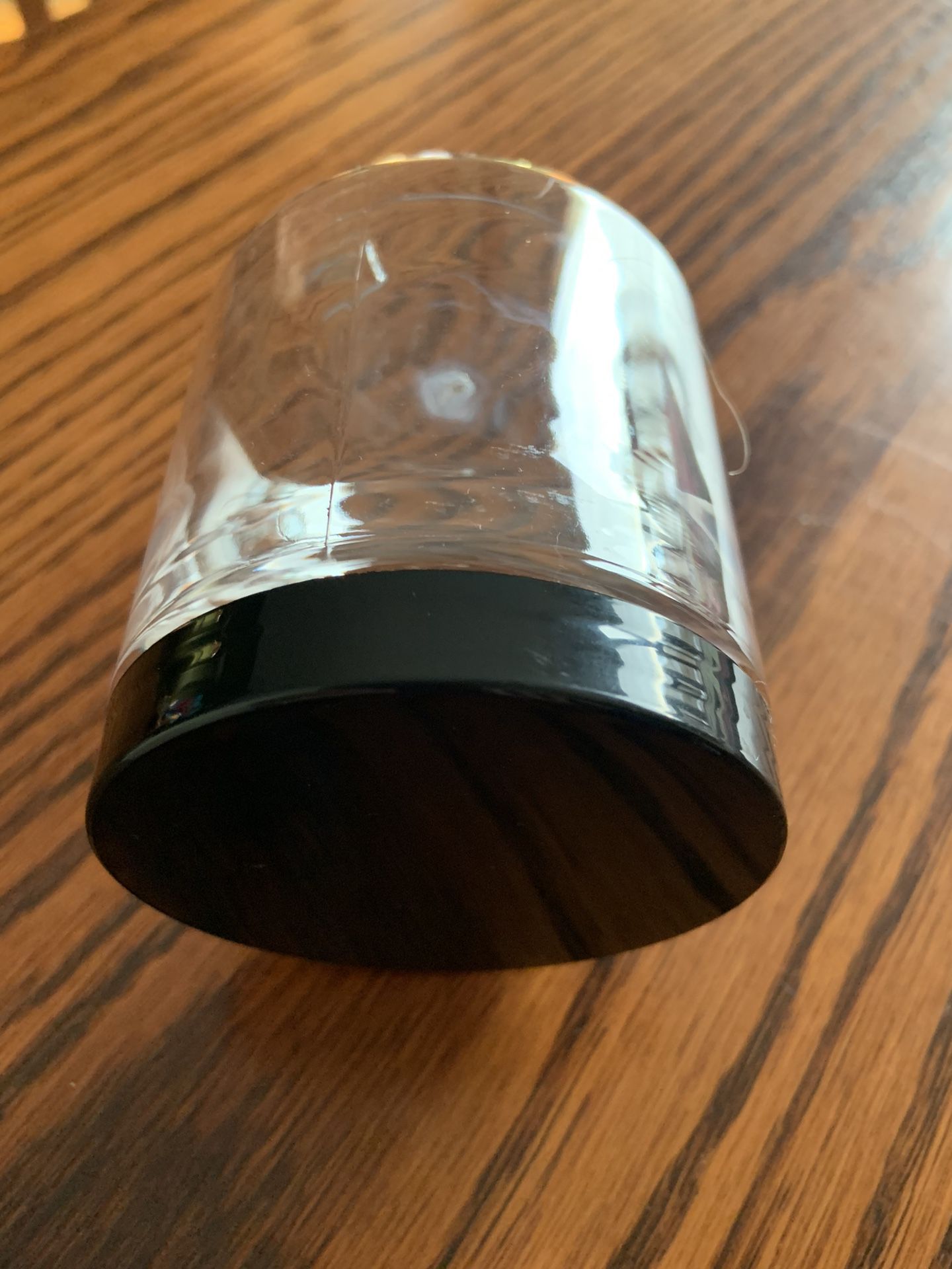 8 Oz Clear Plastic Jars With Black Screw Lid