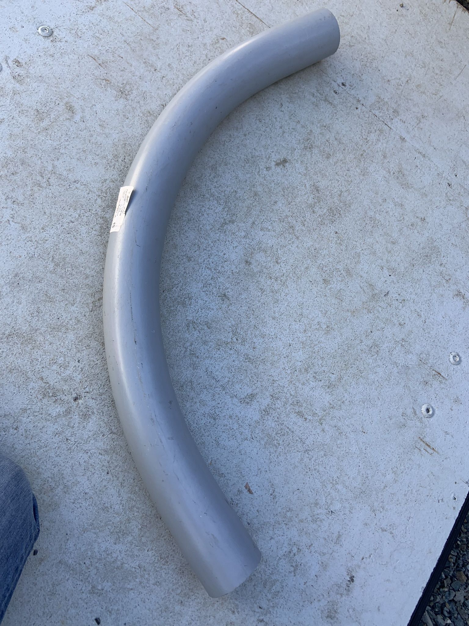 3” Electrical Pipe At 90’ Angle
