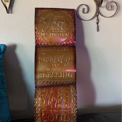 #wall #decor #home #metal #sign