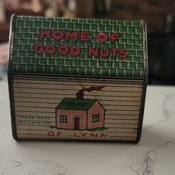 1918 Nut House Lynn Tin: Early tin litho