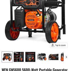 New WEN GN5600 Generator 5600 Watt. 