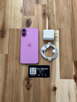 📱 iPhone 16 Plus | 128GB | Pink | Cricket Only | Hablo Español 