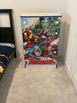 Kids Avengers bedroom dresser