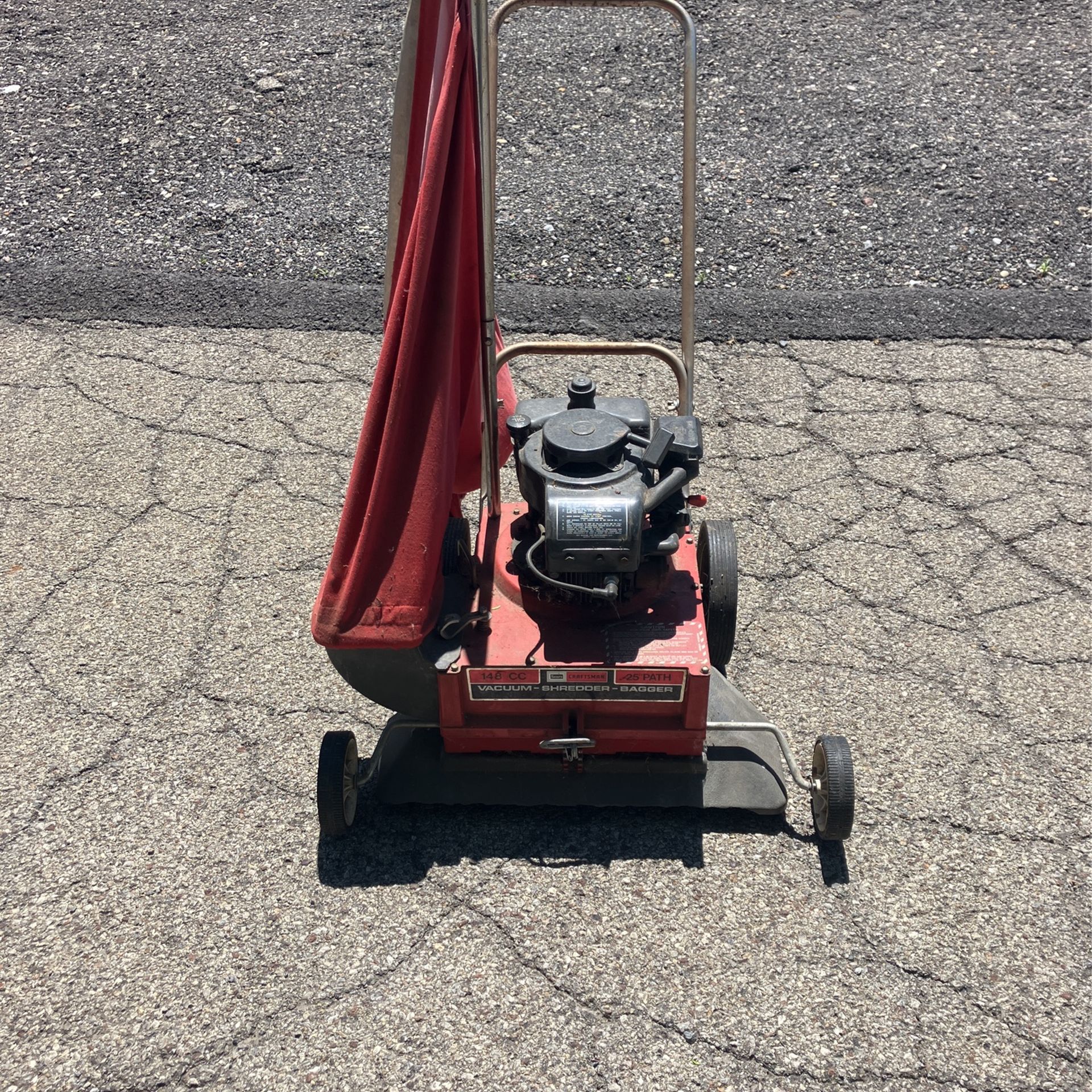 Craftsman Gas Power Lawn Vacuum Shredder Bagger