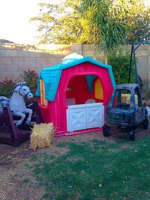 Step2 Big Barn Playhouse Spring Horse Little Tikes Cozy Truck For