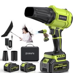 YUQUESEN Cordless Leaf Blower, 980,000 RPM Handheld Leaf Blower with 2 X Batteries & Charge