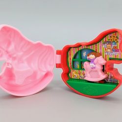 Vintage 1995 McDonald's Happy Meal Toy Cabbage Patch Playset #5 Rocking Horse New