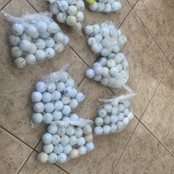 Golf Balls Bag See Description 